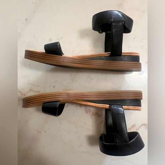 Alfani Womens Step N Flex Cherryll Sliver Flatform Wedge, BLACK, Size 9 - Picture 1 of 7